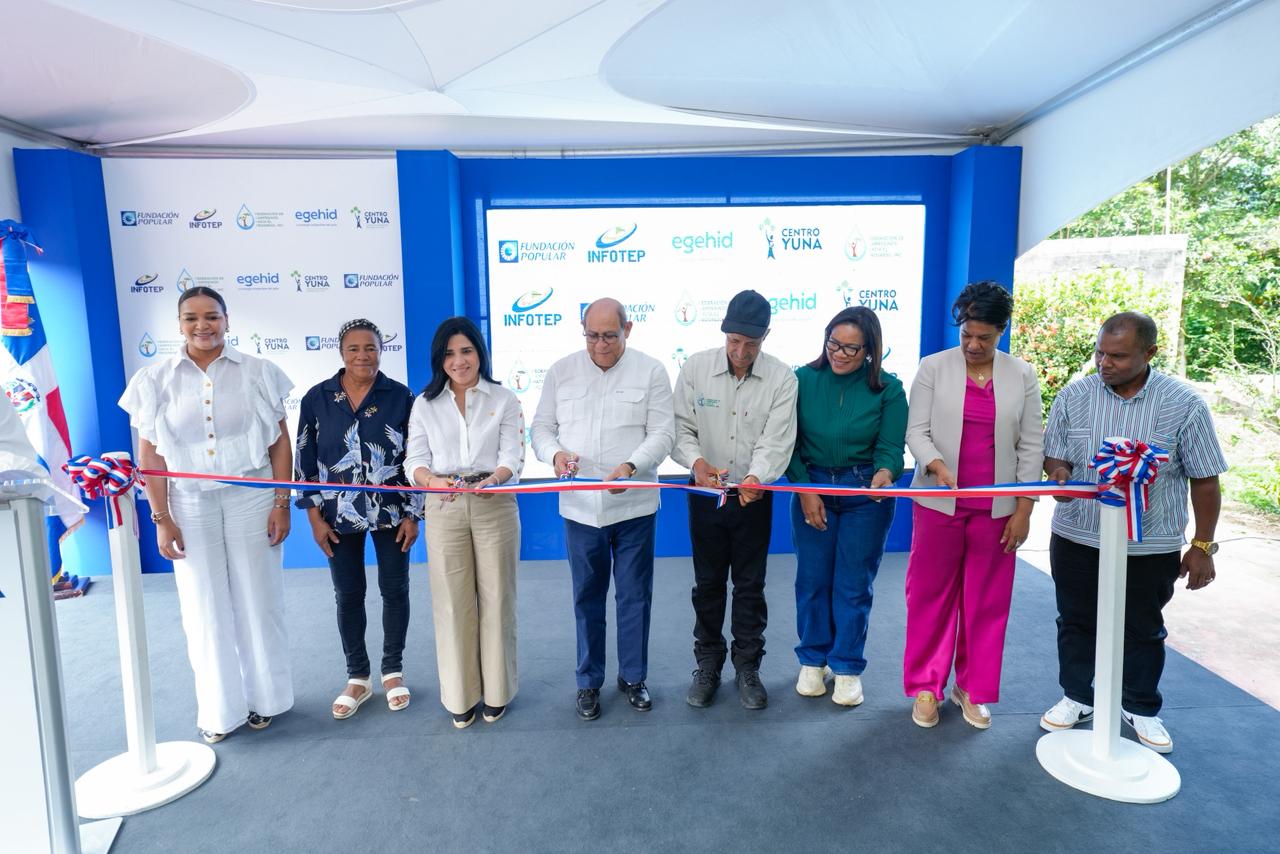 INFOTEP inaugura Centro de Formación 63 en Loma de Blanco con apoyo de Fundación Popular